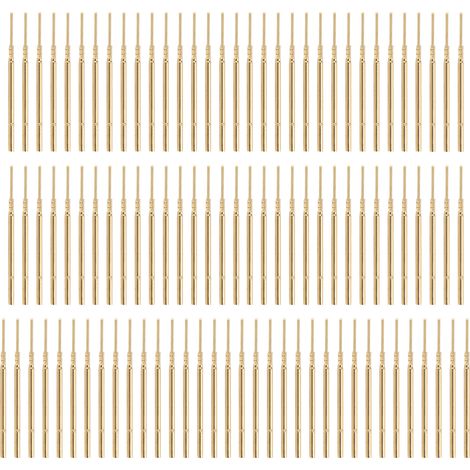 100 Manchons de pointe de test, diamètre 1,7 mm, longueur 38,3 mm, gaines de sonde pour tests électroniques de paramètres (1/5)