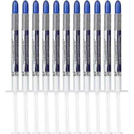 Nouveauté 2023 : Lot de 10 tubes de colle thermoconductrice, colle pour dissipateur thermique, adhésif thermique pour imprimante 3D, LED, PC et autres. (1/4)