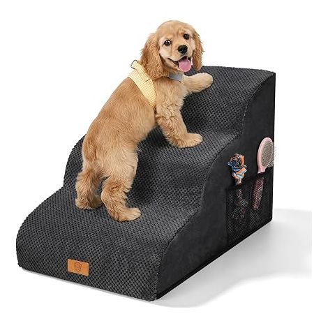 Foam 3 Steps Dog Stairs Sofa (1/5)