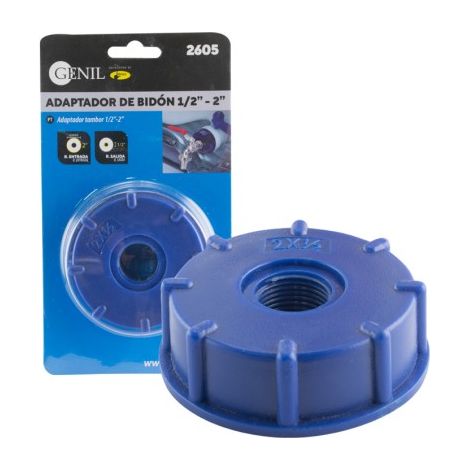 Adaptador Bidón 1/2" - 2"  Material Resistente A La Corrosión (1/5)