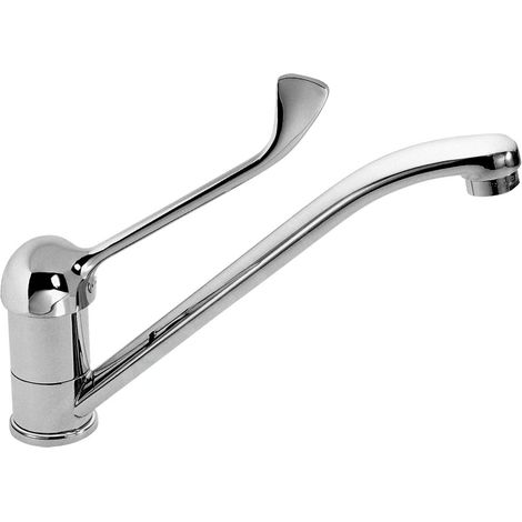 Novaservis Metalia 55 - Robinetterie d'évier, levier médical, chrome 55091L,0