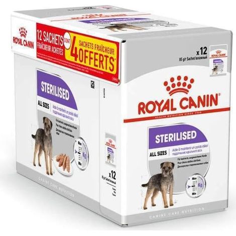 Pochette strilise Royal Canin (Pati ©) Food chien - 12x85 g