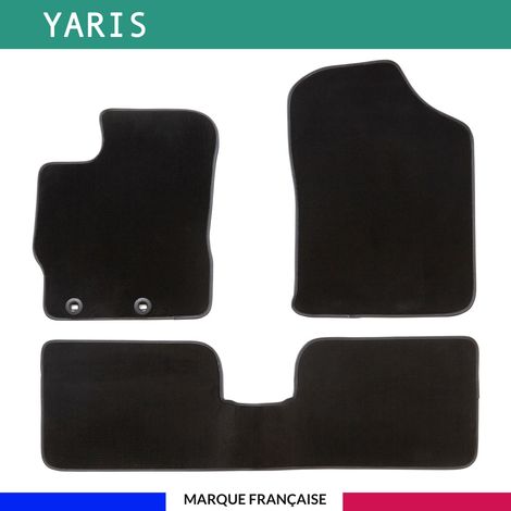 Tapis de voiture - Sur Mesure pour YARIS (2011 - 2017) - 3 pièces - Tapis de sol antidérapant pour automobile (1/4)