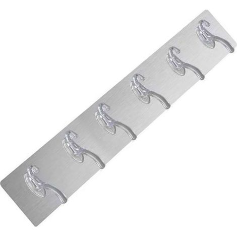 Langer Wandhaken ohne Bohren, starker und transparenter Acrylkleber für Küche und Bad.