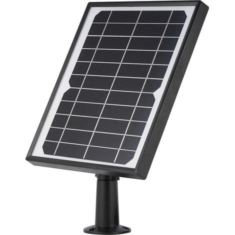 Panneau Solaire de Recharge CSP-6W pour Caméras de Surveillance Extérieures et Sonnettes Vidéo Arlo, Ring, Eufy, Blink (1/4)