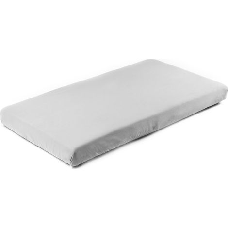 Lenzuolo con angoli in jersey grigio 160x80