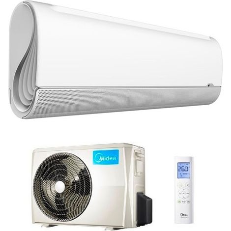 Midea MSFAAU-09HRFN8 – Unita' interna a parete, 9.000 BTU, per ambienti fino a 25 m², Classe A+++ - A++, Bianco, compatibile con unita' esterna MOB01-09HFN8A