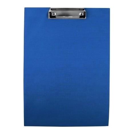 Tablero de PVC A4 con clip, azul D.rect
