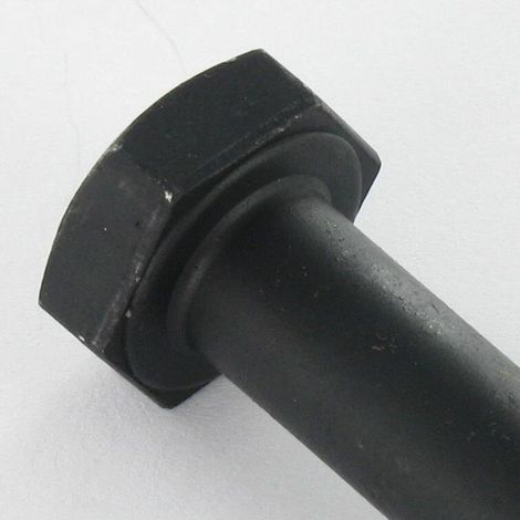 Corps de boulon filetage partiel Tête hexagonale TH M12X130 Classe 8.8 Pas fin Pas de 125 Acier brut-30 pièces