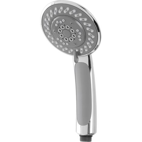 SOFFIONE DOCCIA DOCCETTA DOCCINO 5FUNZIONI MANICO ANTISCIVOLO ABS CROMO FERIDRAS (1/3)