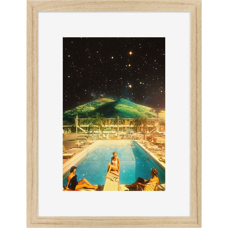 Image encadrée Rétro 30x40 cm recyclable, visuel imprimé sans solvant - fabriqué en France (1/4)