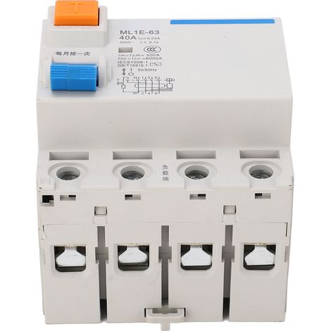 Disjoncteur différentiel miniature BERM® ML1E-63 3P+N 40A 400V (1/5)