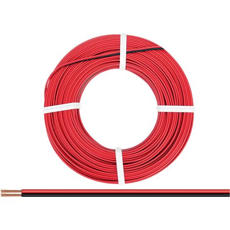 Donau Elektronik 275-01-25 Litze LiY-Z 2 x 0.75 mm² Rot-Schwarz 1 St.