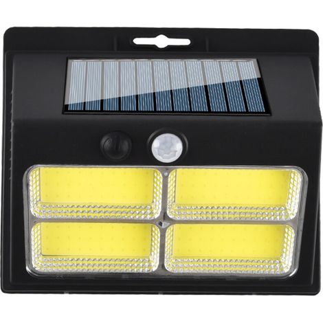 Outdoor solar light with motion detector, equipped with a motion detector, 3 modes, 120COB, 180LED lighting (1/5)