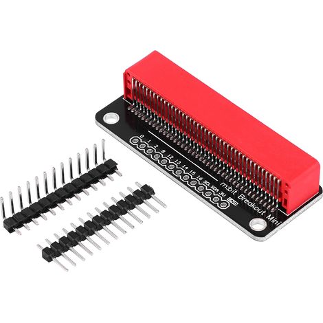 Extension Board Gold Plating MINI/Micro:bit Components Parts 2.54mm Pin(Red) (1/5)