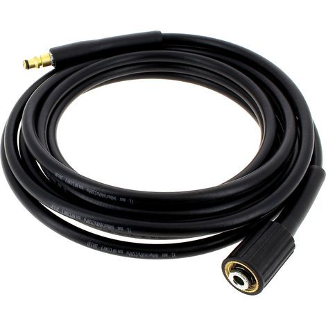 Tuyau flexible 6m – Accessoire pour nettoyeur haute pression – Compatible avec appareils Black & Decker et Annovi Reverberi (1/3)