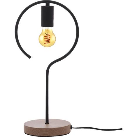 Lampada da tavolo Rufin Metal Beech E27 1x Max 40W H: 42 cm L: 20 cm (1/4)