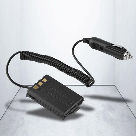 Adaptateur de chargeur de voiture pour talkie-walkie Baofeng UV-5r UV5RA+/ UV5RB pour TYT TH-F8/ TH-UVF9 (1/5)