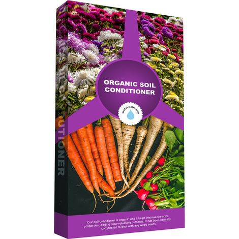 1 x 60L Organic Garden Outdoor Soil Conditioner Compost Soil Bags