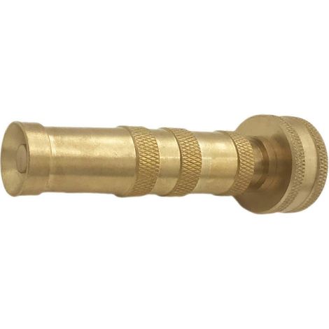 Brass Hose Nozzle High Pressure Jet Nozzles, Heavy Duty Sprayer for Garden Hoses (1/5)