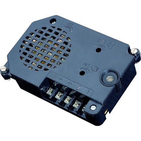 Urmet – Micro hp 5 fils – Pour installation audio 4 + N ou vidéo avec coaxial – Réglage volume externe et interne – Alimentation 6Vcc – Dimensions 112 x 75 x 29 mm (1/3)