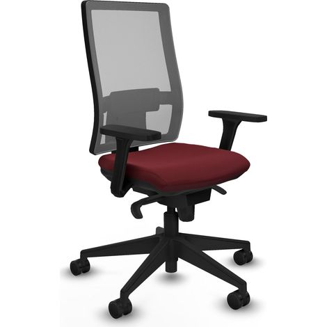 Bürostuhl piqueras y crespo Hornas grau Mesh und Kunstleder