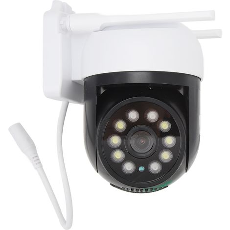 Caméra de surveillance HD 1 MP, vision nocturne LED 360°, projecteur 1920 x 1080, suivi de mouvement, Wi-Fi 1080p, prise UE 100-240 V (1/5)