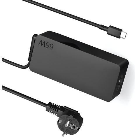 65W USB C Chargeur pour Ordinateur Portable 20V 3.25A Adaptateur PC Chargeur Compatible X1 Carbon/IdeaPad/Touch/Tab Pro/Chromebook/ThinkBook/Yoga Chargeur Câble Type C 12FT (1/5)