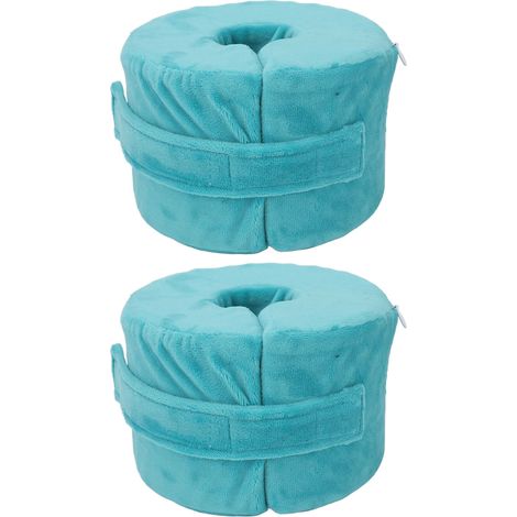 2 Pièces Coussin de Surélévation pour Pieds - Protection de Cheville et Soutien pour Talon, Oreiller de Confort pour Pression et Douleurs Plantaires (1/5)