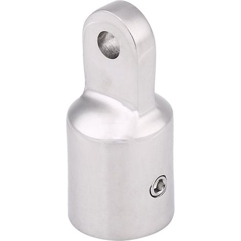 Außenliegende Ösen-Endkappen-Beschläge für Bootsverdecke, 7/8 Zoll 3/4 Zoll Edelstahlspitze für Boots-Bimini-Verdeckkappen-Beschlagteile (Einzelgewinde oben)