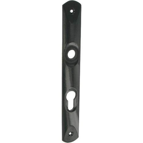 Plaque seule pour porte et portail MARINEA aluminium noir - TIRARD