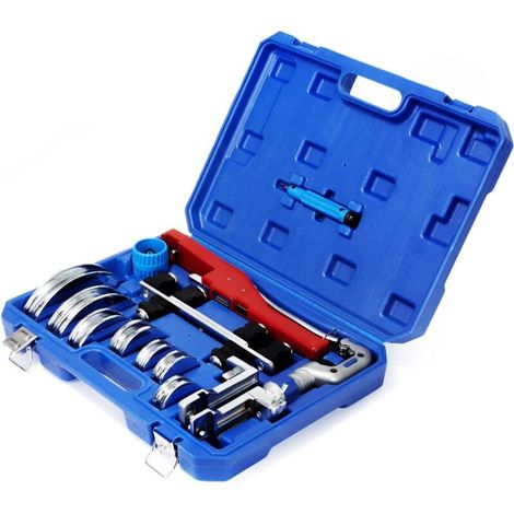 Cintreuse Manuelle de Tubes 432mm (1/4 '' - 3/16 ''), Cintreuses de Tubes à Cliquet de Réfrigération avec Outil Manuel de Fixation de Pliage inversé