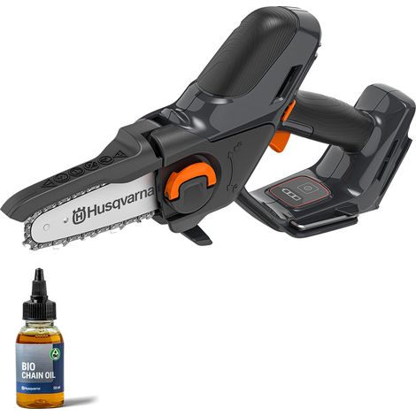 Husqvarna Mini Akku Kettensäge Aspire P5-P4A, Hochleistungs Astsäge für Äste bis 75 mm (ohne Akku & Ladegerät)