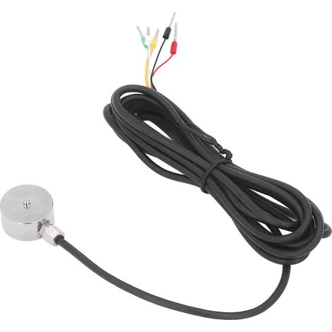 Capteur de force miniature à bouton, diamètre 20 mm, micro-capteur de poids, acier inoxydable IP65, capteur de force de tension et de compression 100 kg (1/5)