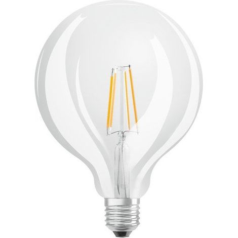 Bombilla LED regulable globo transparente 95 mm E27 1521 Lm 100 W blanco cálido, OSRAM OSRAM