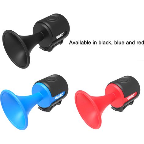 TWOOC sonnette de vélo électrique 120dB Mini klaxon de vélo alimenté par batterie étanche pour vtt Scooter de route de montagne (1/5)