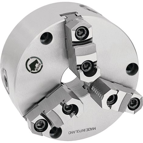 Optimum BISON Dreibacken-Drehfutter Guss Ø 125 mm DIN 6350 A2-3, 3450230 (1/2)