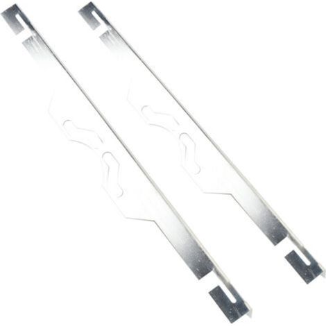 Plaques d'alignement des roues en acier inoxydable, avec trous de suspension, pour voitures, camions et SUV, couleur argent. (1/5)