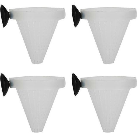 Distributeur de nourriture pour poissons, mangeoire à vers de vase, design rond, kit d'entretien pour aquarium (4 pièces) (1/5)