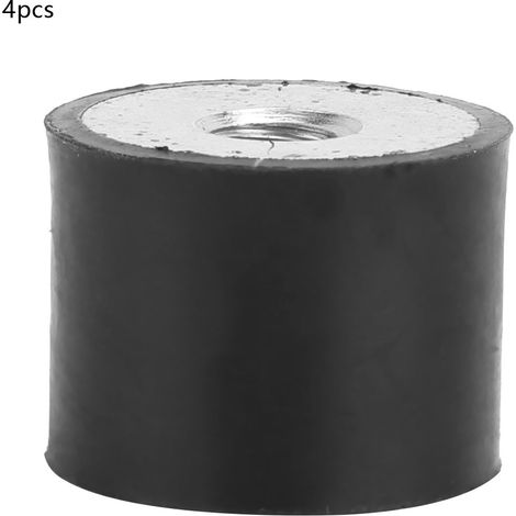 4pcs Female Thread Rubber Mount Anti Vibration Bobbin Isolator Damper (DE2015 M6) (1/5)