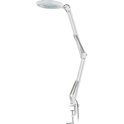 [NEUWERTIG] Schreitbischlampe Klemmleuchte LED Tischlampe Tischleuchte Lindby Jorlanda weiß