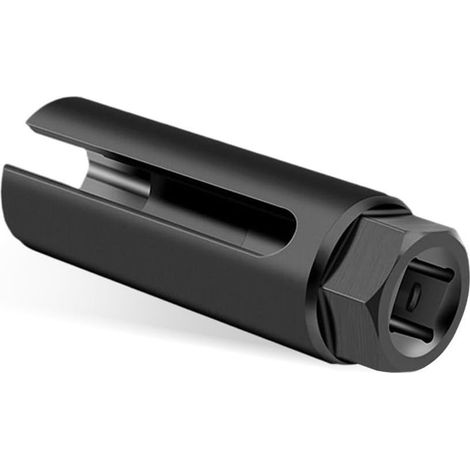 Prise de capteur d'oxygène avec découpe latérale pour fil, entranement 1/2" par capteur O2 6 points 7/8" compatible avec tous les véhicules, retrait et installation d'O2, accessoires auto (9 mm) (1/5)