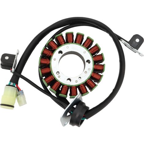 The magneto-stator charging coil of the ignition coil is compatible with Yamaha TTR125 TT-R125 off-road motorcycles (models 2003-2017).--DTEKGAZ