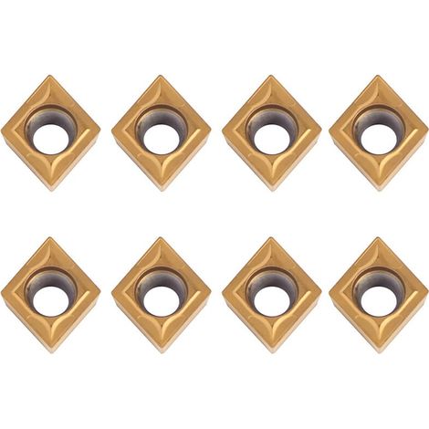Trywise CCMT09t304 Plaquette Carbure CCMT32.5 Lot de 10 Fraises en Métal dur CNC pour Outil de Tour (1/4)