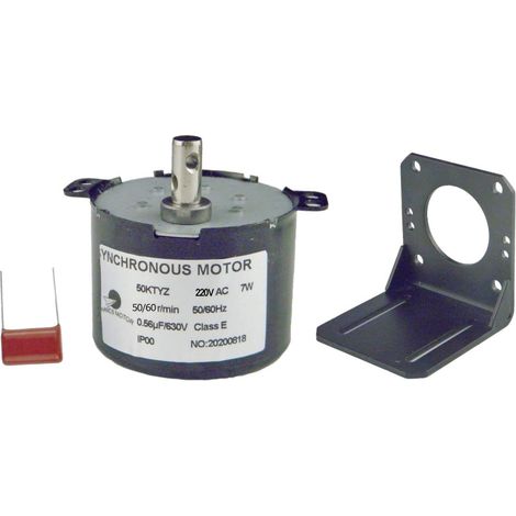 Mini moteur à engrenages à vitesse lente 50KTYZ 220V 50-60RPM Micro support de siège moteur AC (1/5)