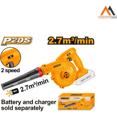 SOFFIATORE A BATTERIA 2,7MC/MIN NUDO