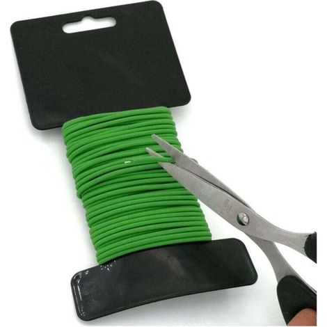 Fil Jardinage Vert. Fil de Jardin. Fil pour Plantes. Fil de Jardinage. Fil de Fer Jardin. 2.5 mm x 10 m Liens de Jardinage pour Ligatures. Attache Plantes Souple. Attaches de Fil de Jardin (1/5)