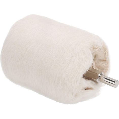 Meule de Polissage de Polissage, même tête de meulage de vadrouille de Polissage de Fil de Coton pour la Taille facultative d'accessoires d'outil(Cylindrical 60mm) (1/4)