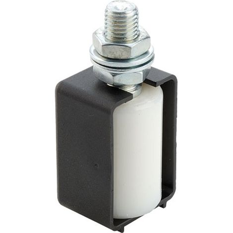 Metalideal  Olive de guidage supérieure nylon standard avec capot de protection - Dimension 25 x 30 mm