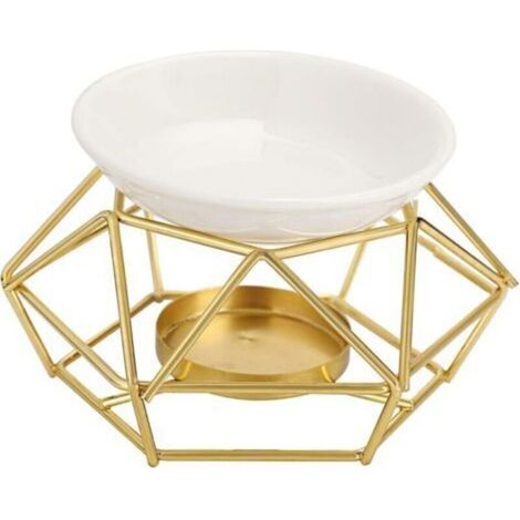 Pr Elegant Bird's Nest Candle Holder, Warming Plate, Fragrance Burner, Aromatherapy, Wax, Candle, Tart Burner, Room Diffuser, Bedroom. (1/4)